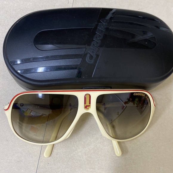 Carrera Other - Carrera Champion “White” Aviator Sunglasses -Italy-Limited Edition